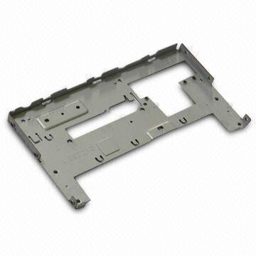 China Electronics Sheet metal stamping parts ,   made of  Electro-galvanized steel , T=1.0mm for sale