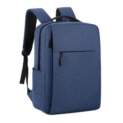 China Hot Sale Waterproof Business Waterproof Oxford School Bags Backpack RPET 600D Polyester Travel Laptop Backpack Laptop Bag With USB Charger for sale