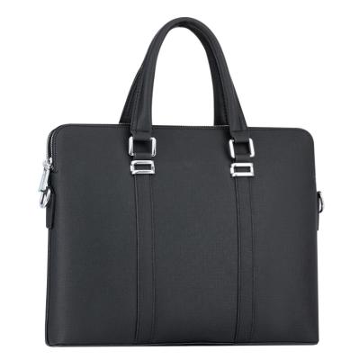 China Multifunctional Classic Elegant Luxury Real Leather Laptop Bag High Quality Premium Design PU Computer Briefcase For Business Travel for sale