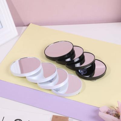 China Personalized Custom Logo Suction Cup Wall Single Side Round Type 10 Times Magnifier Suction Cup Portable Multiple Mirror for sale