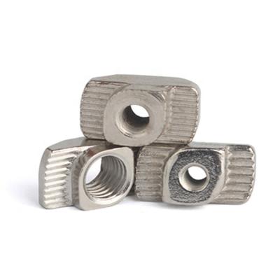 China Heavy industry factory price polished m4 passivated profile t nut for aluminum profile for construction for sale