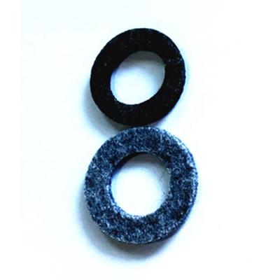 China Zinc Split Black Flat Round Joint Paint Surface Treatment Felt Joint Sealing Gaskets for sale