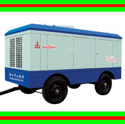 Cina Alto compressore d'aria mobile estraente efficiente 140L guidato diesel 95 HP 55Kw in vendita