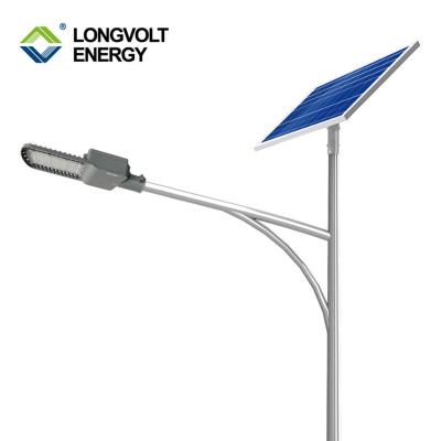 China ROAD Longvolt Sunflower Long Duration 30W Solar Street Led Light With Lithium Battery Pack for sale