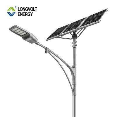 China ROAD Longvolt High Lumen 80W Q3 Split Solar Street Led Light With Lithium Battery Pack for sale