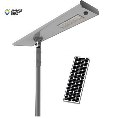 China ROAD Longvolt 40W Outdoor All In One Integrated Solar LED Street Light With Lithium Battery for sale