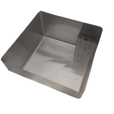 China Without Faucet Factory Custom Stainless Steel Sink Bowl With Waste Drainer for sale