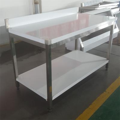 China Easy assemble cheap kitchen table/stainless steel restaurant factory price work table wholesale for sale