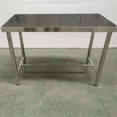 China Knock Down Catering Stainless Steel Commercial Kitchen Equipment Hotel Open Base Table for sale