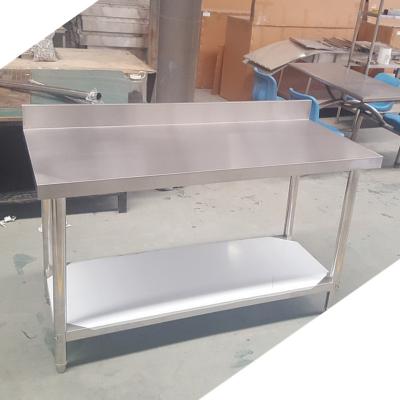 China Easily Assembled Commercial Stainless Steel Work Table Food Prep Kitchen For Restaurant for sale