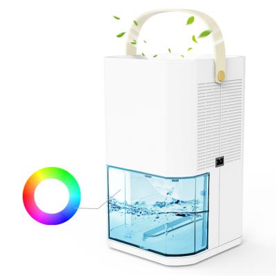 China New Arrival 2000ML Portable Mini Dehumidifier, Household Thermoelectric Portable Small Compact Dehumidifiers With Timing Function for sale