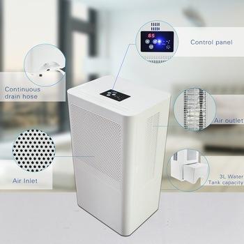 China Newest Appliances Compact Easy Portable Electric Home Dehumidifier Dehumidifier Plastic Peltier Dehumidifier Dehumidifier Dehumidifier for sale