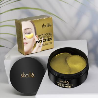 China Wholesale OEM/ODM Anti-wrinkle Eye Patches Mask 24k Gold Collagen Hydrogel Gel Under Eye Patch for sale