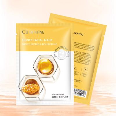 China Wholesale Korean Natural Organic Honey Skin Care Moisturizer Cosmetics Mask Private Label Face Sheet Masks Beauty Moisturize for sale