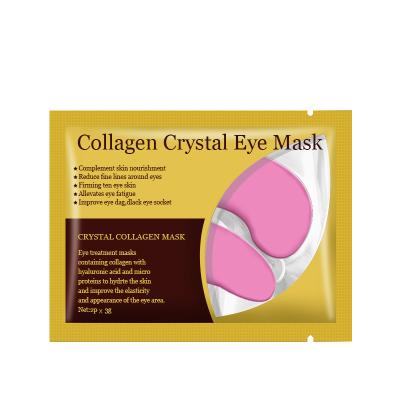 China Anti Wrinkle Eye Care Moisturizing Dark Circle Eye Bag Private Label Pink Collagen Crystal Eye Mask for sale