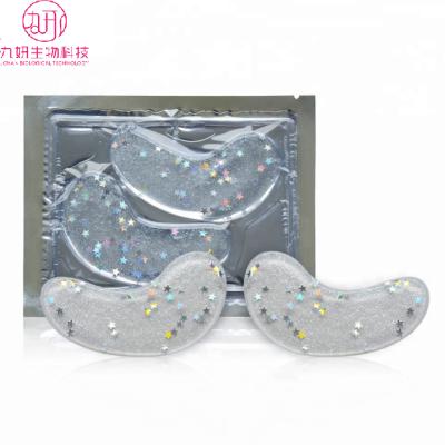 China Anti-Wrinkle Private Label Moisturizing Remove Dark Circles Fade Fine Lines Under Eyes Masks Collagen Glitter Eye Mask for sale