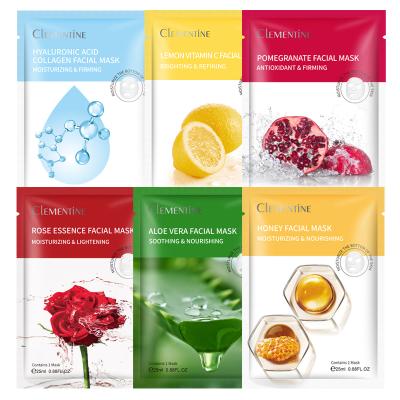 China Moisturizer RTS Plant Anti Wrinkle Nourishing Brightening Collagen Facial Mask for sale