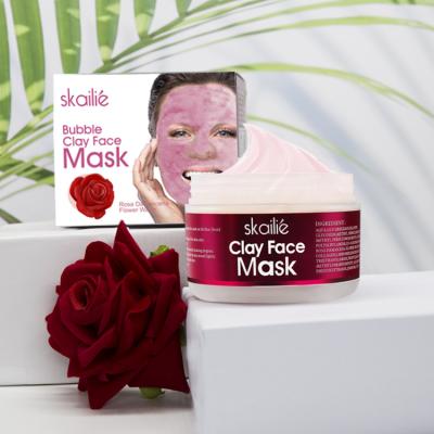 China Moisturizer OEM Beauty Face Korea Cosmetic Carbonated Bubble Clay Face Mask For Women for sale