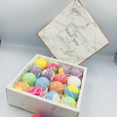 China Wholesale Custom Natural Organic Home Spa Bath Bomb Gift Set, Luxury Christmas Bathbomb Vegan Rainbow Bath Bomb for sale