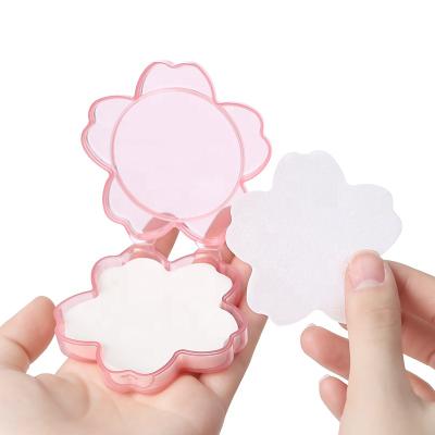 China Portable Mini Travel Soap Hand Washing Cute Soap Petal Fruit Flower Paper Sheet Base Cleaning Paper Soap for sale