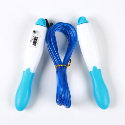 China Wholesale Plastic PVC Handle Amazon Hot Selling Home Fitness Adjustable Smart Digital Jump Rope With Counter for sale