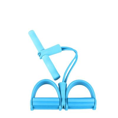 China OEM Yoga Exercise 2-Tube Expander Sit-Up Elastic Bodybuilding Pull Rope Pedal Resistance Abdominal Band JS-F1D81B02 for sale