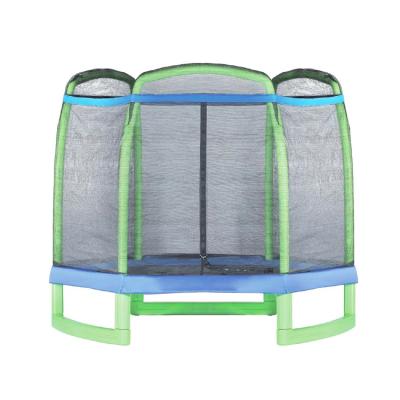 China With OEM Protective Bed Net Jumping Trampoline With Safety Net, 7ft, 10Ft Kids Trampoline 10ft for sale