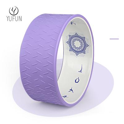 China Popular high quality eco-friendly sports yoga wheel for fitness silicone yoga gym equipment for bodybuilding for sale