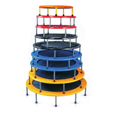 China Multi-size cheap indoor professional fitness mini trampoline custom multi-color gymnasium trampoline small 40 inch for sale