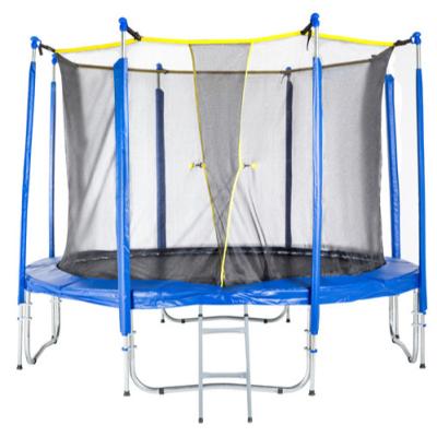 China With Factory Directly Protective Large Net Children Jumping Trampoline Outdoor Kids Trampoline Ladder for sale