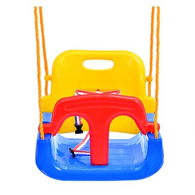 China Outdoor High Quality Safe Garden Play Swing Chair Plastic Toddler Baby Indoor Hanging Swing for sale