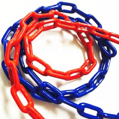 China Eco - Friendly PVC Colored Metal Plastic Coated Link Chain For Swing And Toys for sale