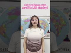 How to achieve auto scroll in LED display of VEIKONG inevrters? 