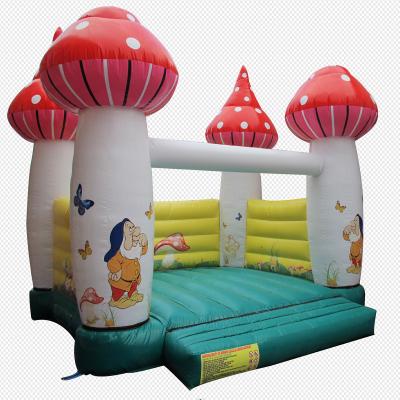 China Heme Party Fun Small Inflatable Castle Portable Mushroom Bounce House For Teenagers for sale