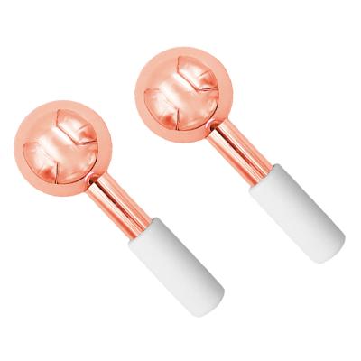 China Gel Inside Ice Globes Cooling Stainless Steel For Facial for sale