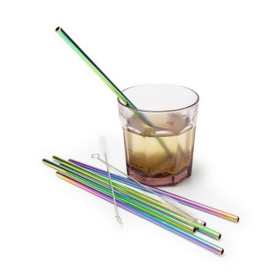 China Sustainable High Quality Reusable Stainless Steel Straws for sale