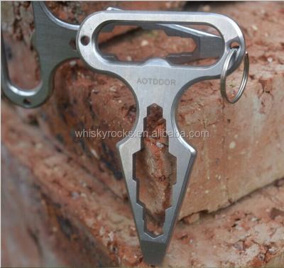 China Viable Survival Tool for Self Defense with Bottle Opener Spike Defense Tool Wrench for sale