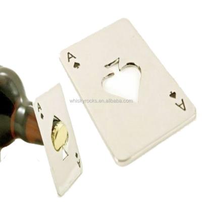 China Stainless Steel Poker Shape Disposable Bottle Opener for sale