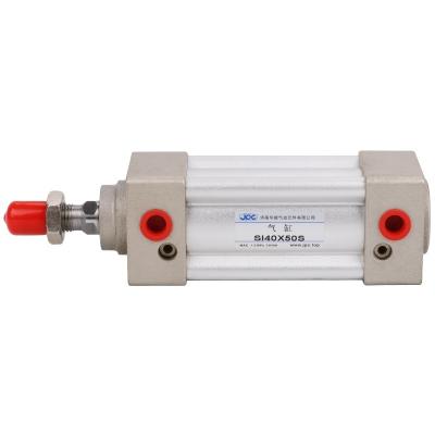 China food & Beverage Factory Aluminum Alloy High Density Double Piston Mini Pneumatic SI Magnetic Biaxial Acting Cylinder for sale