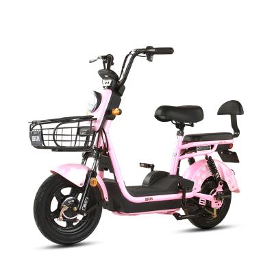 China New Model Two Seat 48v 12a Standard Electric Bike OPAI Low Electric Bicycle Price For Sale for sale