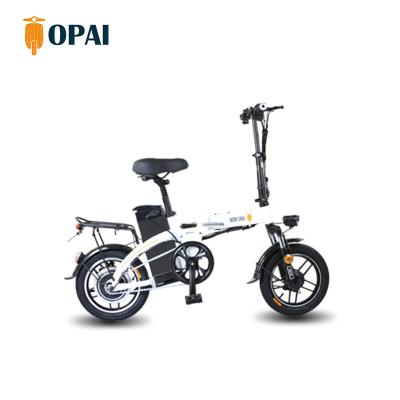 China Electric regular tire 48V 20Ah lithium battery folding bike fat tire folding electric bicycle front 80 drum brake and rear mechanice brake for sale