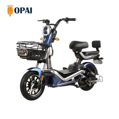 China Moped Aluminum Alloy OPAI 48V 250W Electric Pedal Assist E Scooter CE Certificate Moped Electric Bike for sale