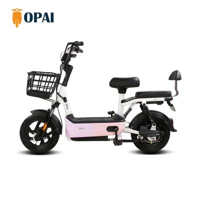 China OPAI 48V 350W 500W Standard Cheapest Brushless Bicycle Electric Bike With Pedals for sale