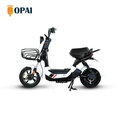 China OPAI Aluminum 2 Seats Pedal 48V 400W Good Quality Electric Mini Chopper Portable Dirt Bike Electric Moped Bike Scooter Wholesale for sale