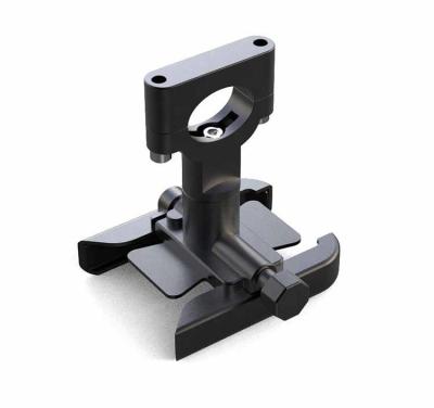 China CNC 30mm Handlebar Motorcycle Gas Tank Phone Mount For iPhone 13 for sale