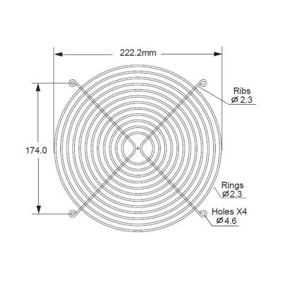 China Refrigeration Parts COMMONWEALTH Silver Or Black B4 Shift Welds 7 Or 8 120mm Finger Guard for sale