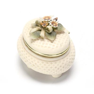 China High Quality Small Ceramic Beads Holder Trinket Branded Custom Jewelry Packaging Box for sale