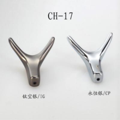 China Crazy stocked wholesale hotel can use coat hanger metal zinc alloy hook for sale