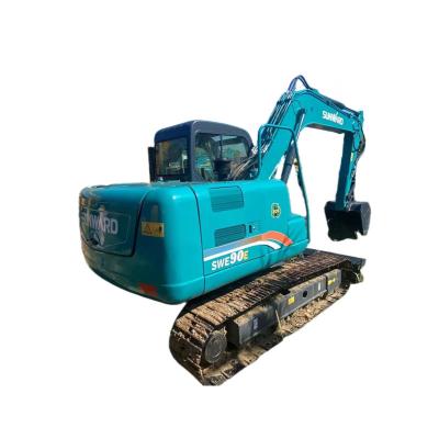 China Hot Selling Second Hand Machine Sunward SWE 90E Mini Digger Used Excavator with good quality and Cheerful Price 0.36mÂ³ for sale