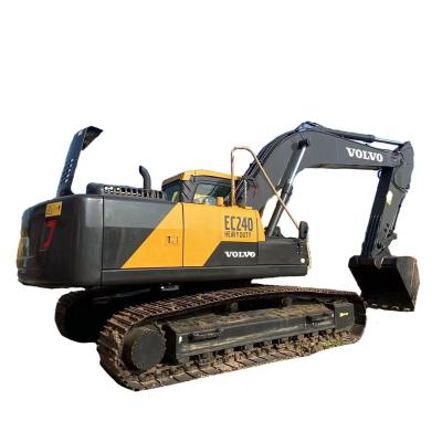 China Low Hours Used Excavator Volvo EC240 Hydraulic Crawler Used Digger For Sale 1.2MÂ³ for sale